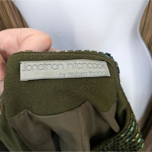 1970s Jonathan Hitchcock For Reuben Thomas Vintage Silk beaded military jacket - Picture 11 of 11